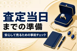 安心してジュエリーを売るための準備｜査定当日までにやること