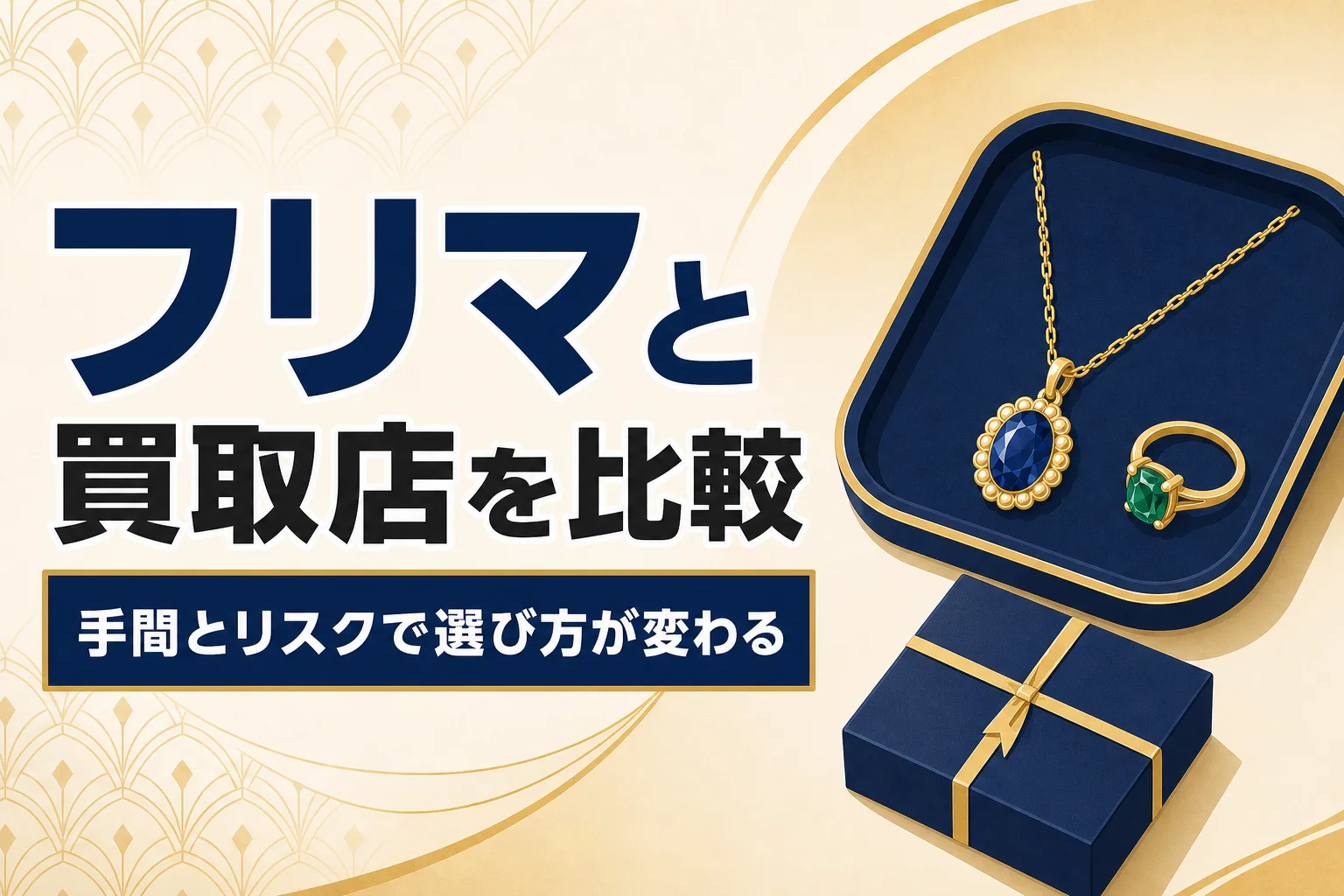 フリマアプリと買取店はどちらが得か｜手間とリスクで比較