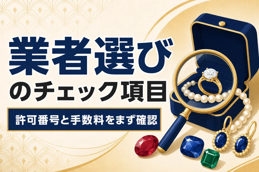 ジュエリー買取業者の選び方｜確認したい7つのチェックポイント