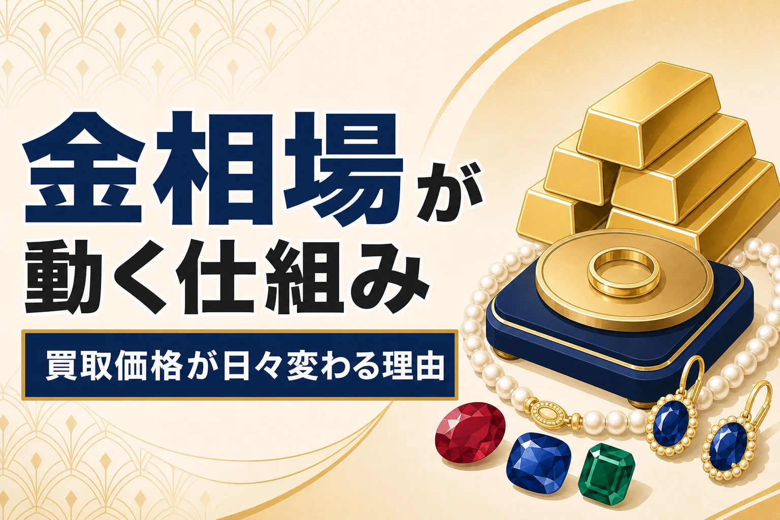 金相場の見方|買取価格が日々変わる仕組み