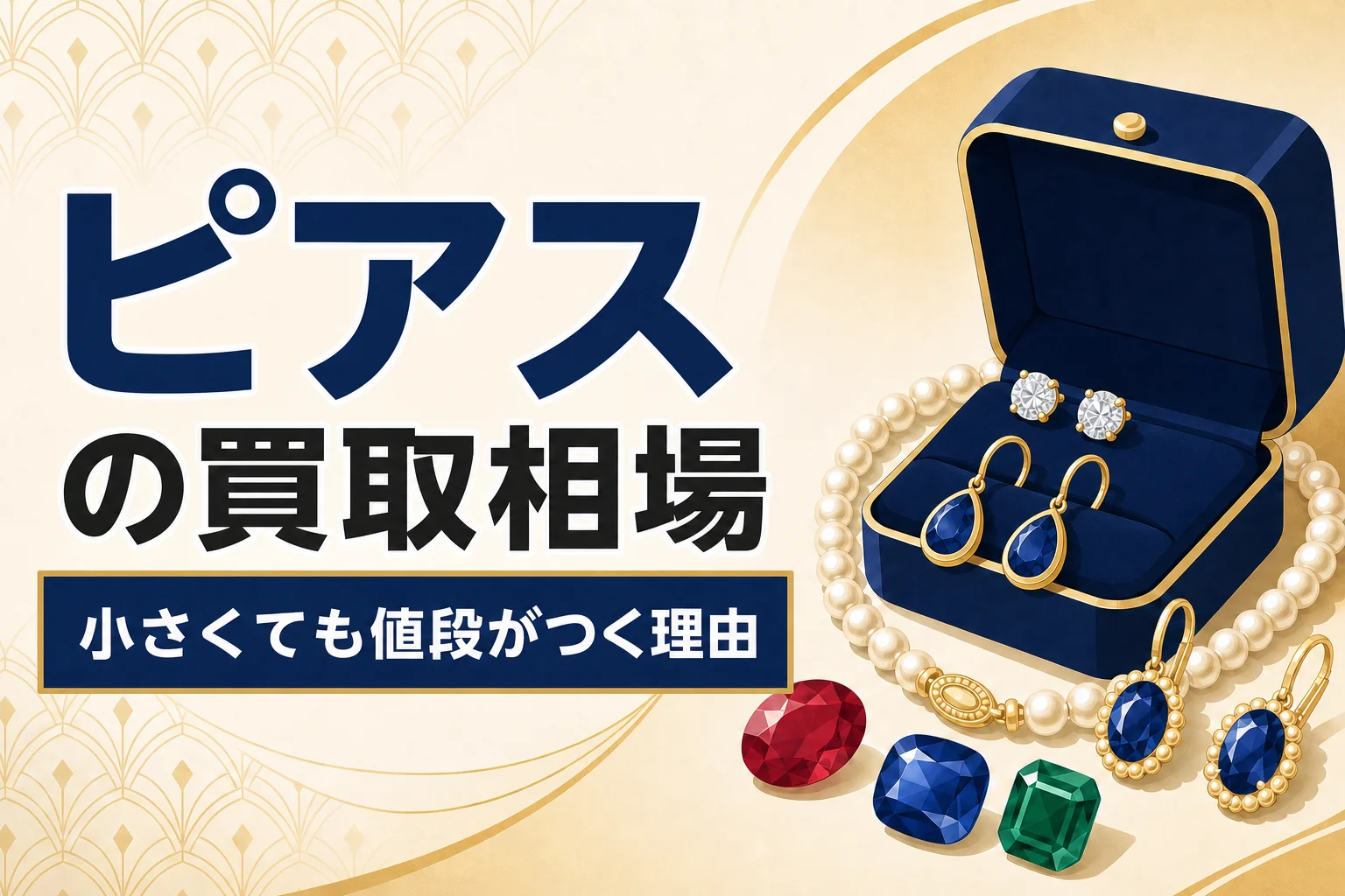 ピアス・イヤリングの買取相場|小さくても値段がつく理由