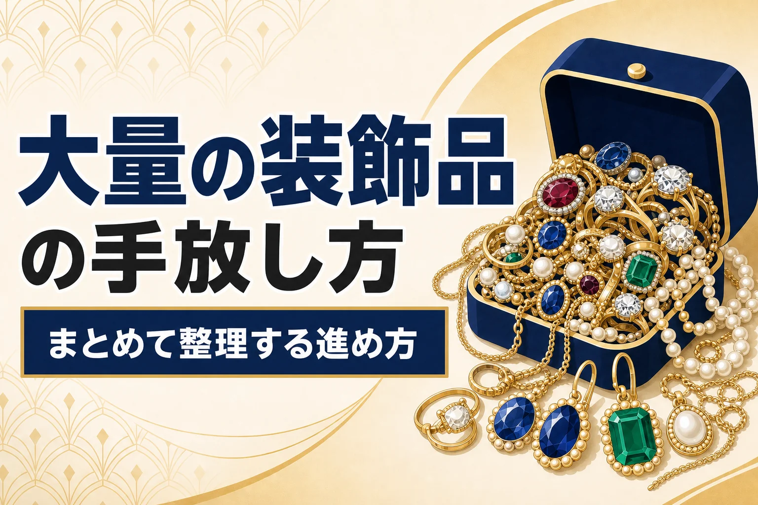 大量のアクセサリーをまとめて処分したい｜効率のよい手放し方
