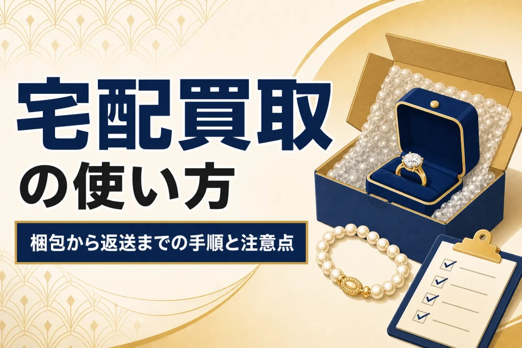 宅配買取の使い方｜梱包から返送までの手順と注意点